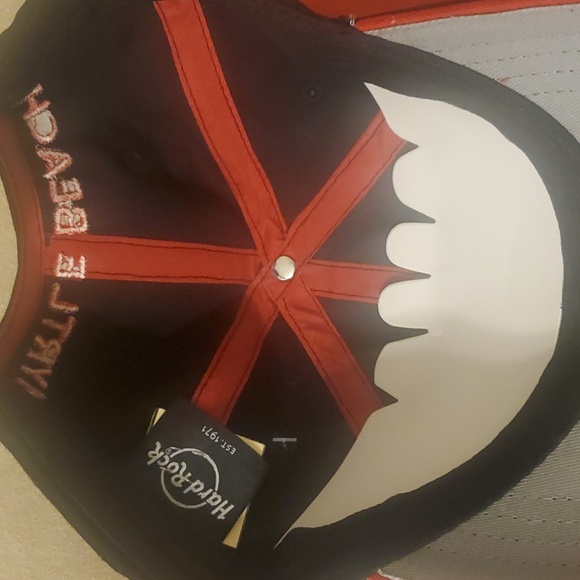 NWT Hard Rock Myrtle Beach Flag Logo Hat - Picture 11 of 14